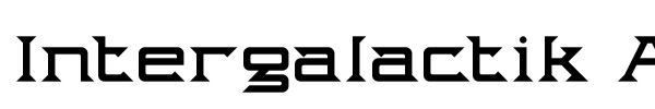 Intergalactik Airlines font preview